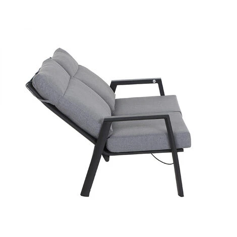 Siena Garden Loungebank Valencia Aluminium Ranotex®-Gewebe Grau J04049 6 Siena Garden Loungebank Valencia Aluminium Ranotex®-Gewebe Grau J04049 – Bild 4