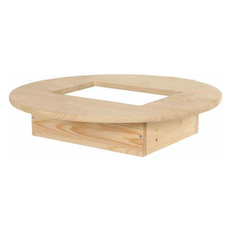 Siena Garden Tischaufsatz Für Bierkasten Ø 69x14,5 Cm Holz Kiefer Natur 5 Siena Garden Tischaufsatz Für Bierkasten Ø 69x14,5 Cm Holz Kiefer Natur – Bild 3