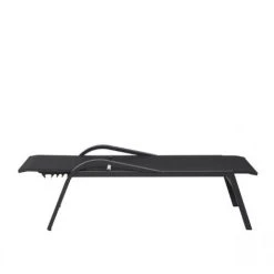 Siena Garden Milos Rollliege Aluminium Anthrazit Mit Textilbezug Schwarz-grau H16694 Sonnenliege -SIENA GARDEN Shop 51413957 2