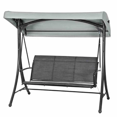 Siena Garden Hollywood-Schaukel Livorno Anthrazit/silber Gartenschaukel 6 Siena Garden Hollywood-Schaukel Livorno Anthrazit/silber Gartenschaukel – Bild 4