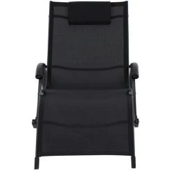 SIENA GARDEN Liege 'Tropez', Schwarz, Ranotex®, Ca. 66 X 165 X 64 Cm -SIENA GARDEN Shop 51516221 5