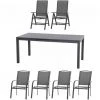 Siena Garden 7-teilige Sitzgruppe Livorno Mit Tisch Miros Ausziehbar 180/240x90 Cm Aluminium Anthraz -SIENA GARDEN Shop 52531275 1