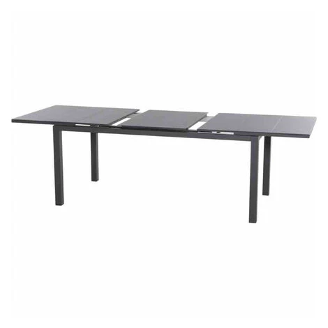 Siena Garden 7-teilige Sitzgruppe Livorno Mit Tisch Miros Ausziehbar 180/240x90 Cm Aluminium Anthraz 5 Siena Garden 7-teilige Sitzgruppe Livorno Mit Tisch Miros Ausziehbar 180/240x90 Cm Aluminium Anthraz – Bild 3