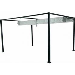 SIENA GARDEN Sky Pavillon 300x400 Cm, Hellgrau Gestell Aus Stahl/Aluminium, Anthrazit, Bezug Aus Polyester, 200g/m² In Hellgrau 8 SIENA GARDEN Sky Pavillon 300x400 Cm, Hellgrau Gestell Aus Stahl/Aluminium, Anthrazit, Bezug Aus Polyester, 200g/m² In Hellgrau -SIENA GARDEN Shop 54070191 2