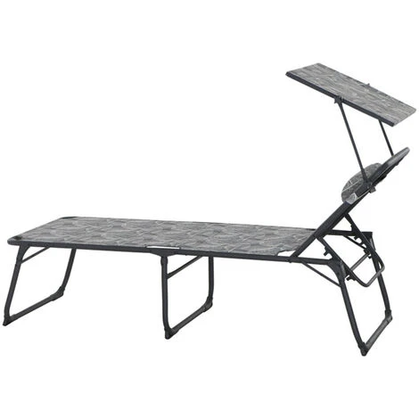 SIENA GARDEN Liege 'Natura', Anthrazit, Grau, Ca. 43 X 200 X 69 Cm 4 SIENA GARDEN Liege 'Natura', Anthrazit, Grau, Ca. 43 X 200 X 69 Cm – Bild 2