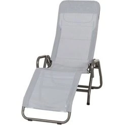 Titelseite 2 SIENA GARDEN Bäderliege 'Bito', Anthrazit, Textilgewebe In Hellgrau