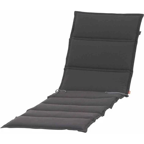 SIENA GARDEN CENTAURI Liegenauflage 200 Cm Dessin Uni Anthrazit, 100% Polyester 3 SIENA GARDEN CENTAURI Liegenauflage 200 Cm Dessin Uni Anthrazit, 100% Polyester