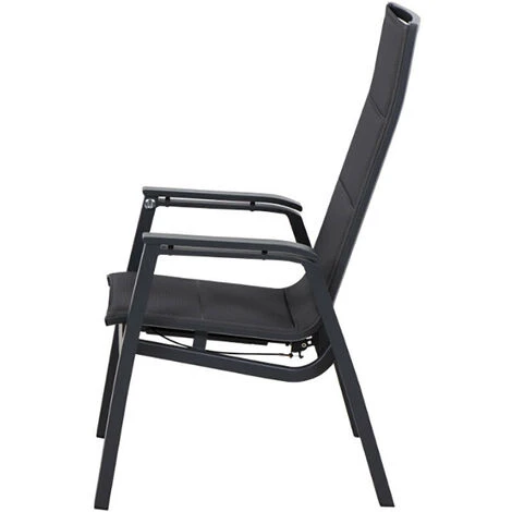 SIENA GARDEN Sessel 'Milano Dining Move', Anthrazit, Ranotex®-Gewebe 4 SIENA GARDEN Sessel 'Milano Dining Move', Anthrazit, Ranotex®-Gewebe – Bild 2