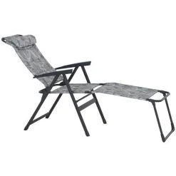 SIENA GARDEN Fußteil 'Natura', Anthrazit, Grau, Ca. 49 X 86 X 47 Cm