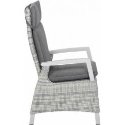 SIENA GARDEN Corido Dining Sessel Gestell Alu Ice Grey, Inkl. Sitz- Und Rückenkissen Stone Grey -SIENA GARDEN Shop 64905454 4