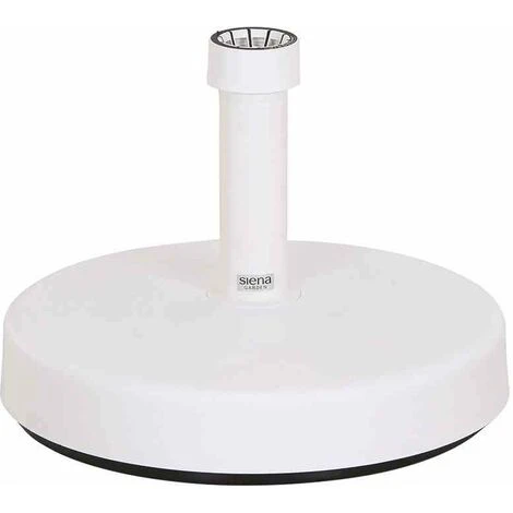 SIENA GARDEN Schirmständer Fill Foot 25kg, Weiß Mit Kunststoffrohr 19-54 Mm 3 SIENA GARDEN Schirmständer Fill Foot 25kg, Weiß Mit Kunststoffrohr 19-54 Mm